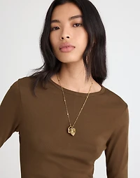 Crewneck Long-Sleeve Tee | Madewell
