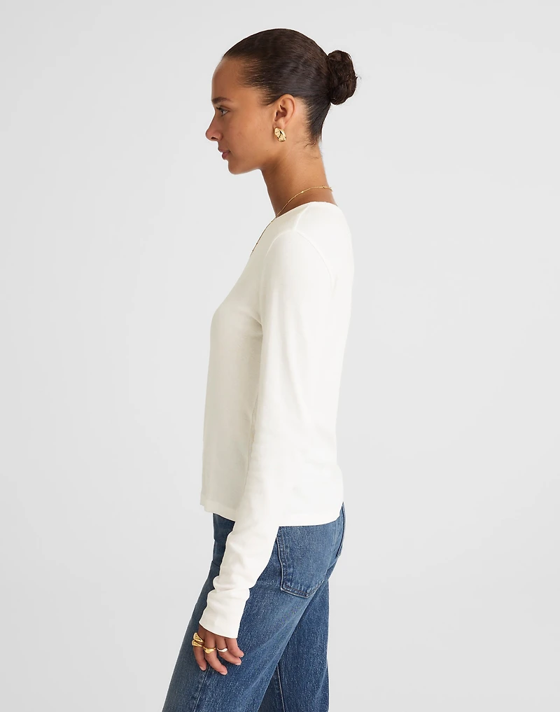 Crewneck Long-Sleeve Tee | Madewell
