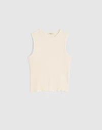Lettuce-Hem Ribbed Tank | Madewell