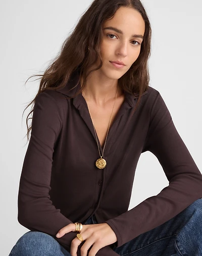 Camp Long-Sleeve Top | Madewell