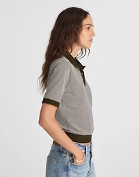 Striped Shrunken Polo Tee | Madewell