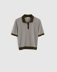 Striped Shrunken Polo Tee | Madewell