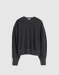 Double-Faced Puff-Sleeve Sweatshirt | Madewell