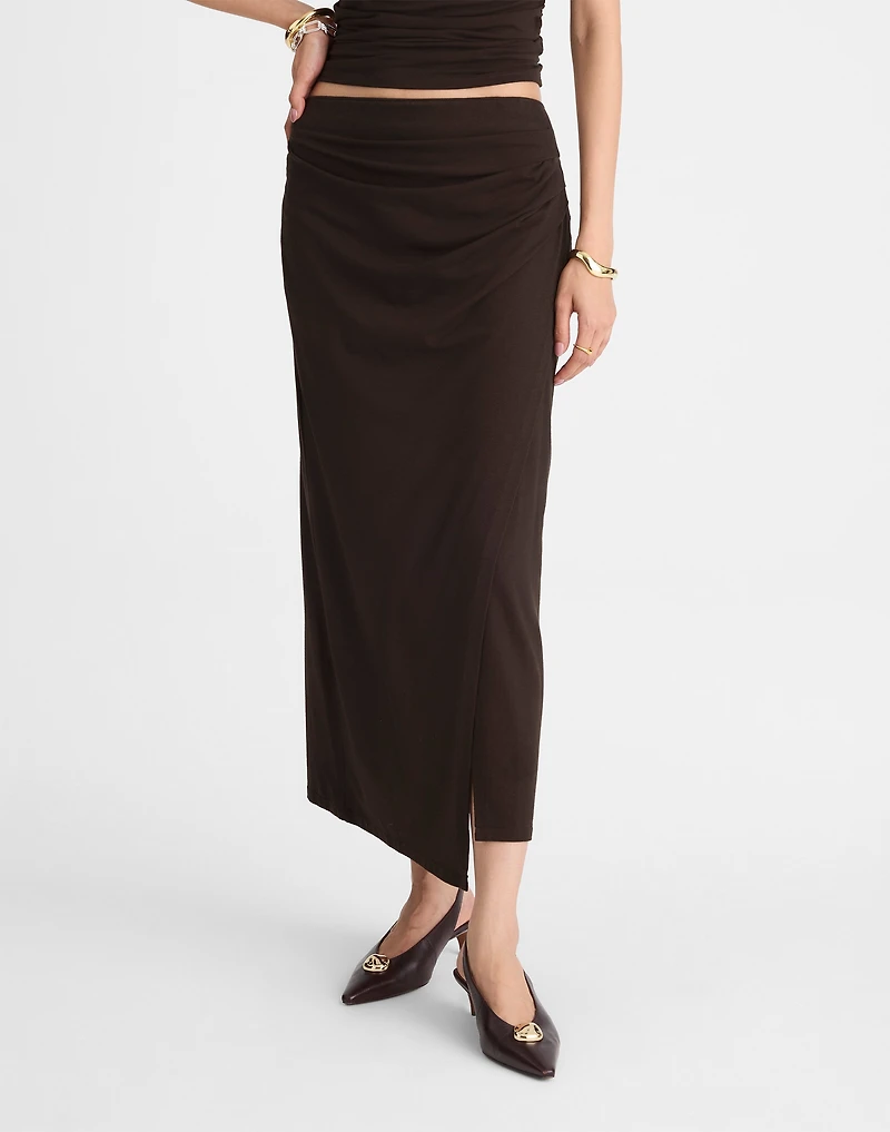 Ruched Maxi Skirt | Madewell