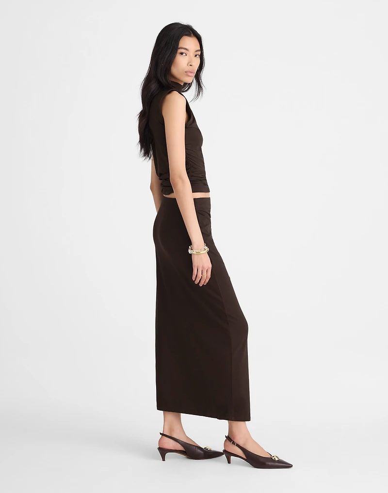 Ruched Maxi Skirt | Madewell