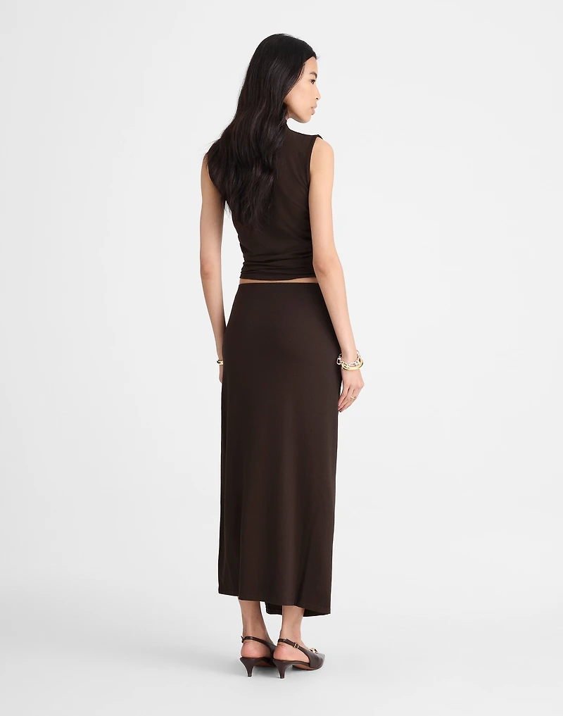 Ruched Maxi Skirt | Madewell