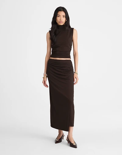 Ruched Maxi Skirt | Madewell