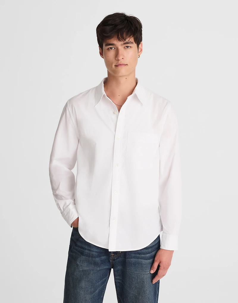 Cotton Poplin Button-Up Shirt | Madewell