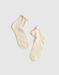 Waffle-Knit Ankle Socks | Madewell