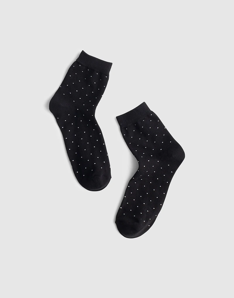 Cotton Ankle Socks Polka Dot | Madewell