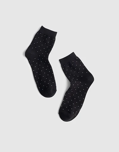 Cotton Ankle Socks Polka Dot | Madewell