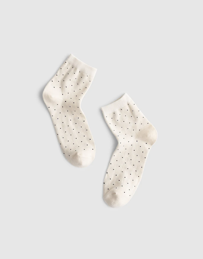 Cotton Ankle Socks Polka Dot | Madewell