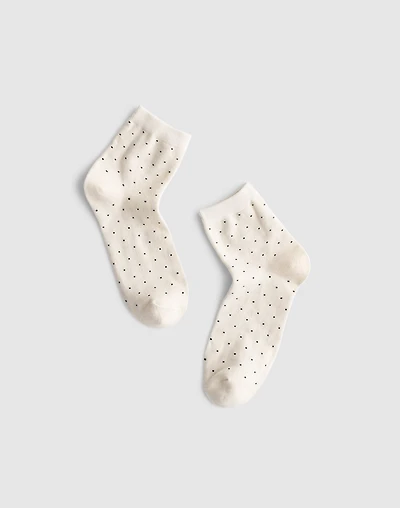 Cotton Ankle Socks Polka Dot | Madewell