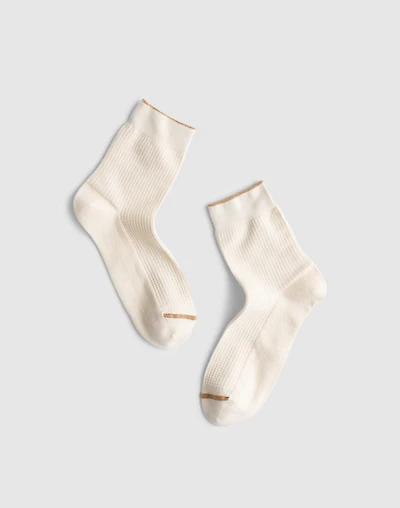Waffle-Knit Trouser Sock | Madewell