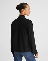 Tie-Neck Long-Sleeve Top | Madewell