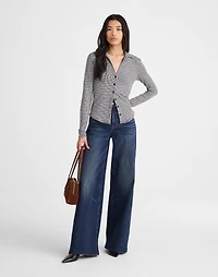 Camp Long-Sleeve Top Gingham | Madewell