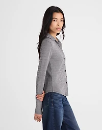 Camp Long-Sleeve Top Gingham | Madewell
