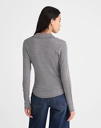 Camp Long-Sleeve Top Gingham | Madewell