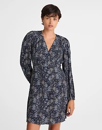 Faux-Wrap Midi Dress in Floral | Madewell
