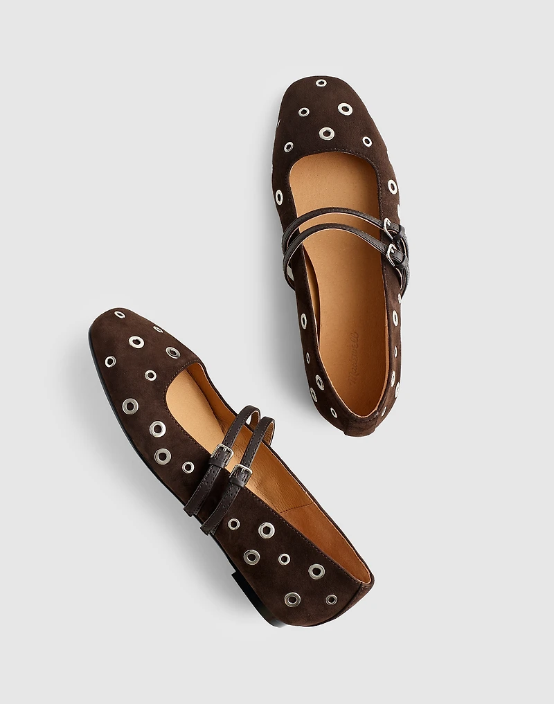 The Greta Double-Strap Ballet Flat | Madewell