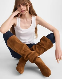 The Sylvia Over-The-Knee Boot in Suede | Madewell