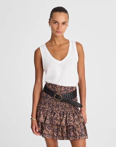 Tiered Mini Skirt | Madewell