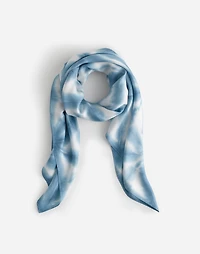 Hand-Dyed Oversized Silk Bandana | Madewell
