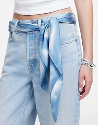 Hand-Dyed Oversized Silk Bandana | Madewell
