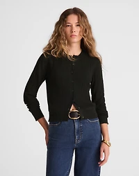 The Signature Knit Pointelle Cardigan | Madewell