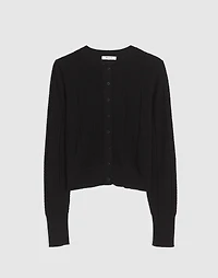 The Signature Knit Pointelle Cardigan | Madewell