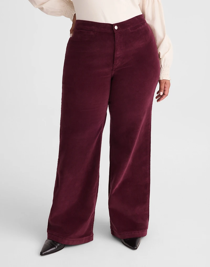 The Plus Wide-Leg Pant in Corduroy | Madewell