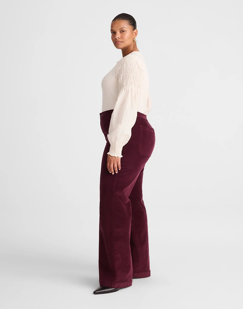 The Plus Wide-Leg Pant in Corduroy | Madewell