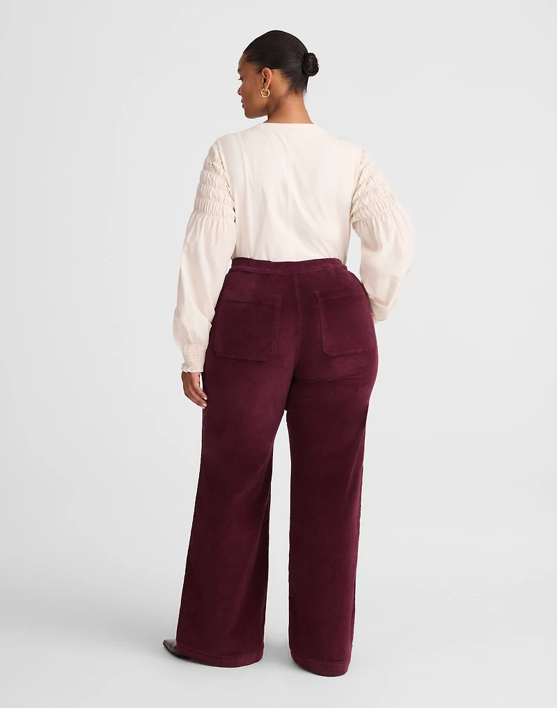 The Plus Wide-Leg Pant in Corduroy | Madewell