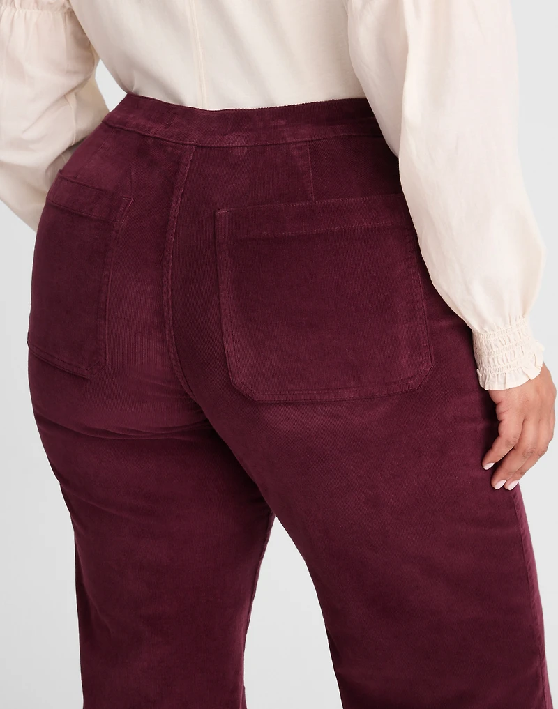 The Plus Wide-Leg Pant in Corduroy | Madewell