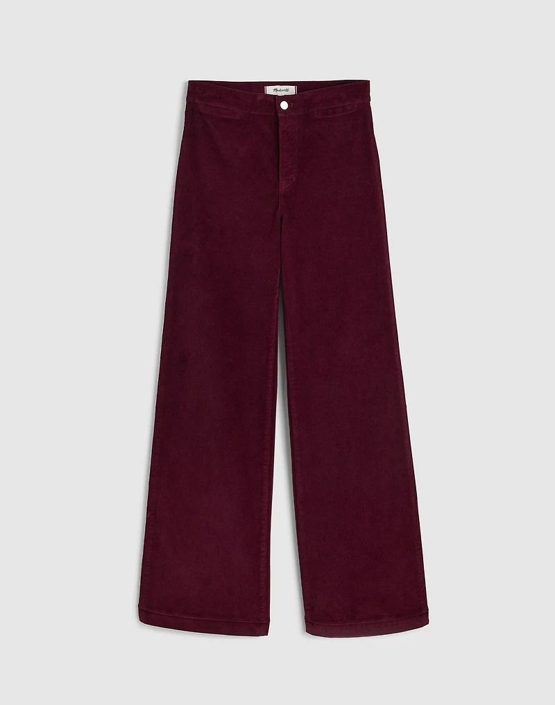 The Plus Wide-Leg Pant in Corduroy | Madewell
