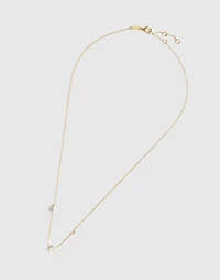 Demi-Fine Crystal Station Necklace | Madewell