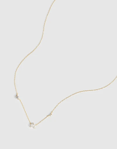 Demi-Fine Crystal Station Necklace | Madewell