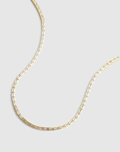 Demi-Fine Crystal Station Necklace | Madewell