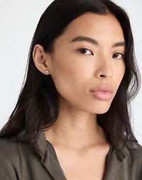 Demi-Fine Mini Dotted Stud Earrings | Madewell