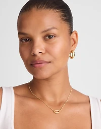 Dainty Carabiner Necklace | Madewell