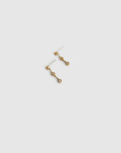 Demi-Fine Crystal Drop Earrings | Madewell