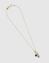 Lapis Heart Charm Long Necklace | Madewell