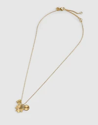 Engine Turned Cluster Charm Necklace | Madewell