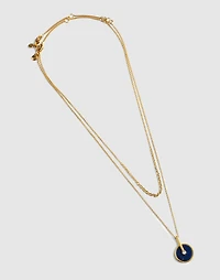 Two-Pack Stone Inlay Coin Necklace Set | Madewell