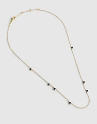 Demi-Fine Sapphire Station Necklace | Madewell