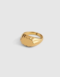 Fluted Signet Ring | Madewell