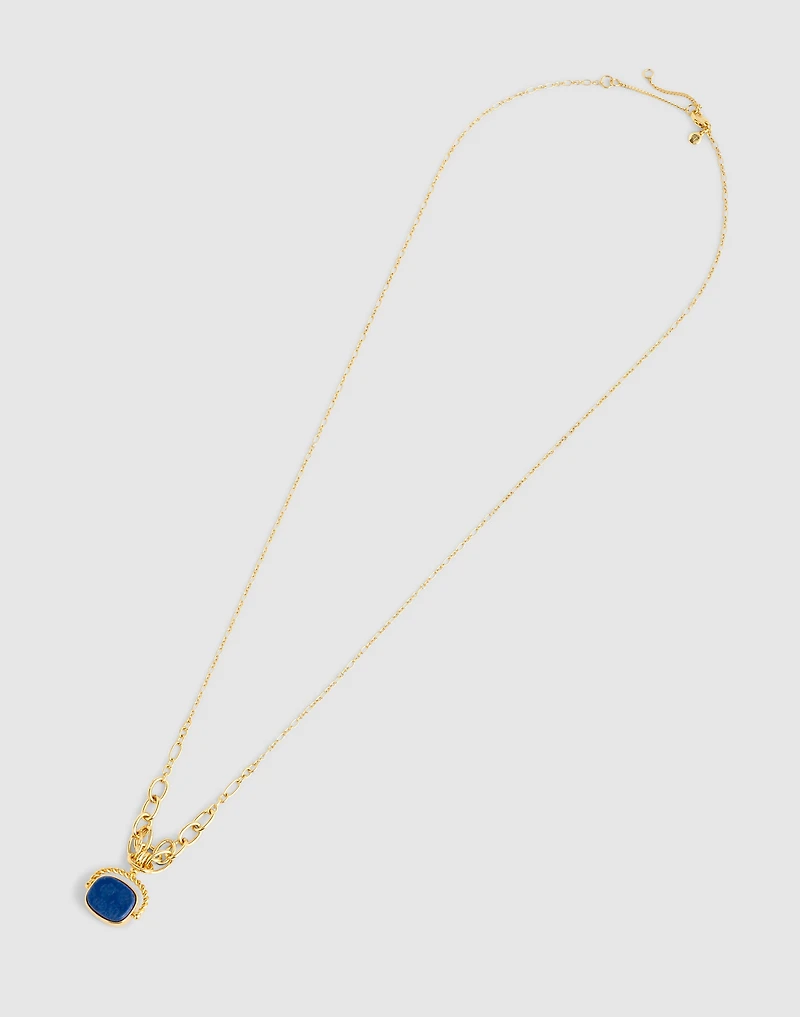 Semiprecious Pendant Graduated Chain Necklace | Madewell