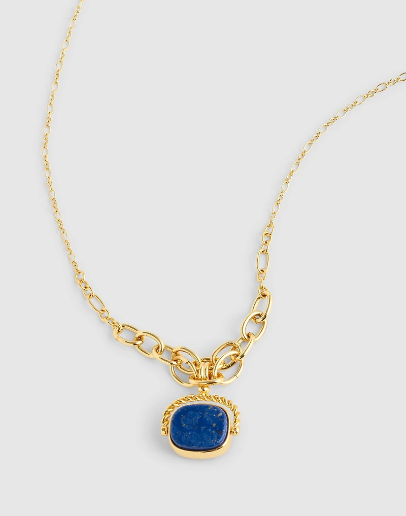 Semiprecious Pendant Graduated Chain Necklace | Madewell