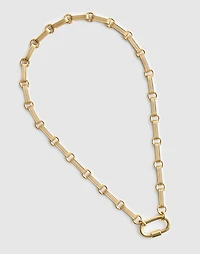 Carabiner Mixed Chain Necklace | Madewell