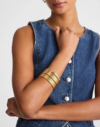 Ribbed Statement Cuff Bracelet | Madewell